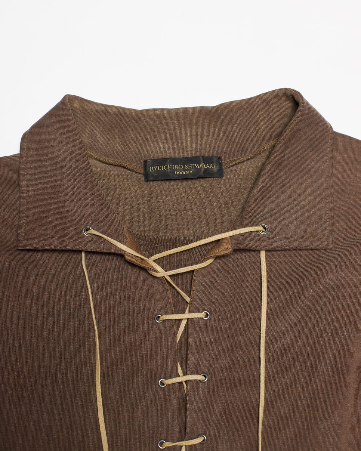 Ryuichiro Shimazaki Homme Lace Up Shirt