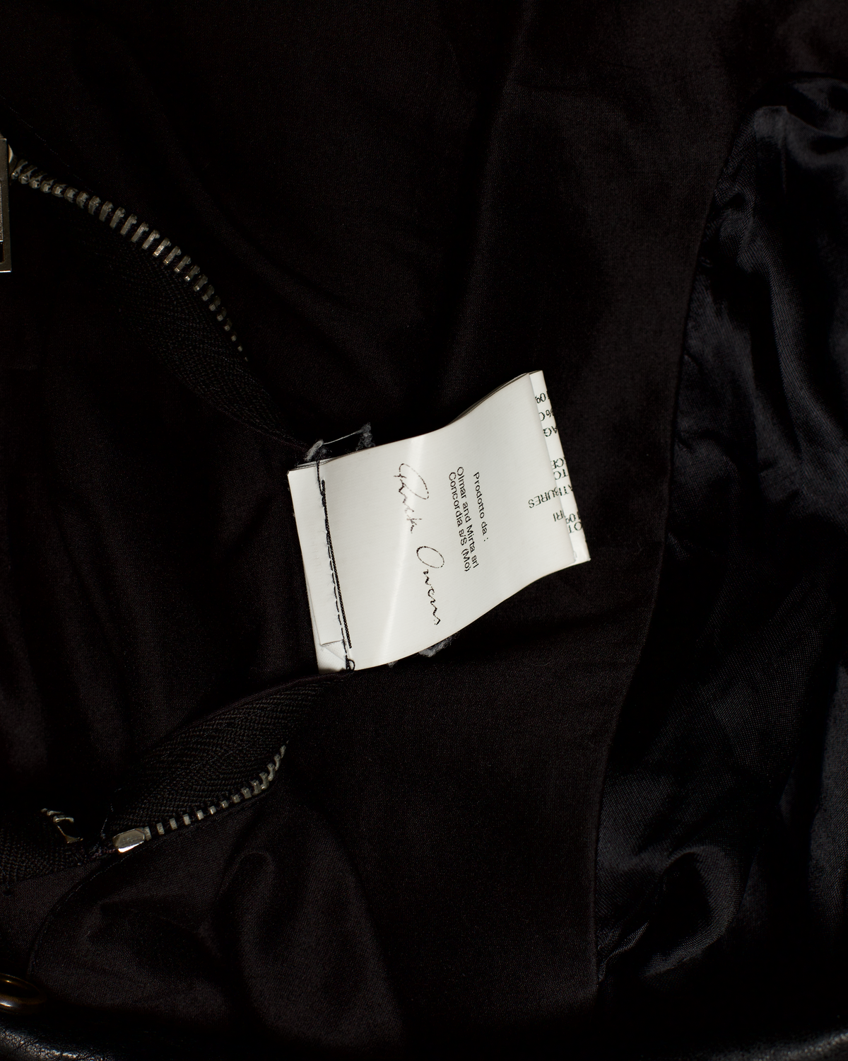 Rick Owens Olmar & Mirta Autumn-Winter 2009/10 Grained Lamb Stooges Jacket
