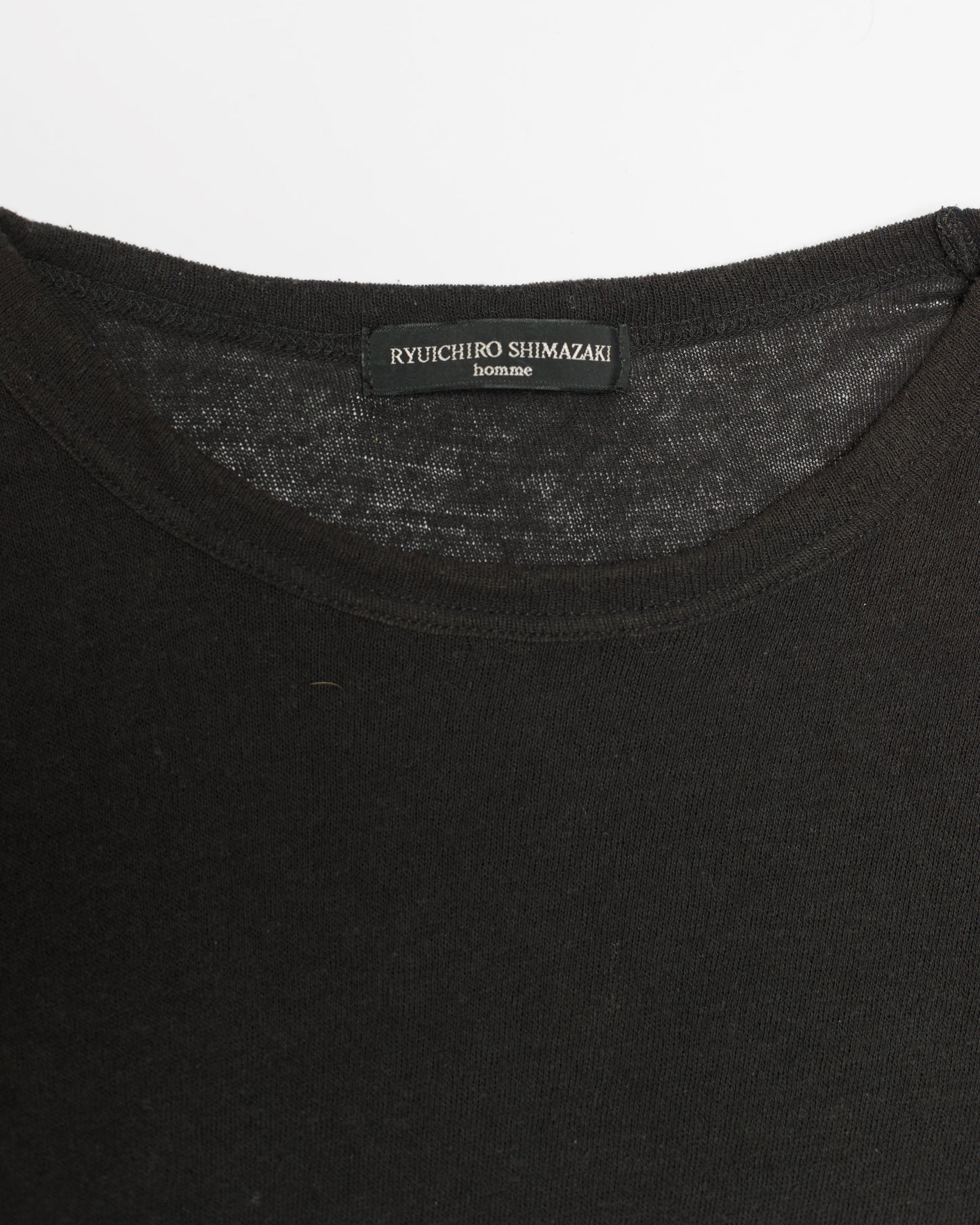 Ryuichiro Shimazaki Homme Elongated Cotton Knit