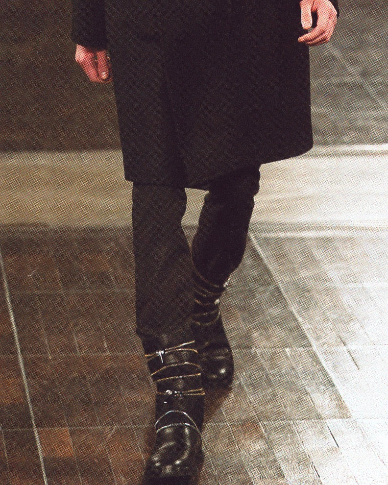 Raf Simons Autumn-Winter 2006/07 Accordion Zipper Boots