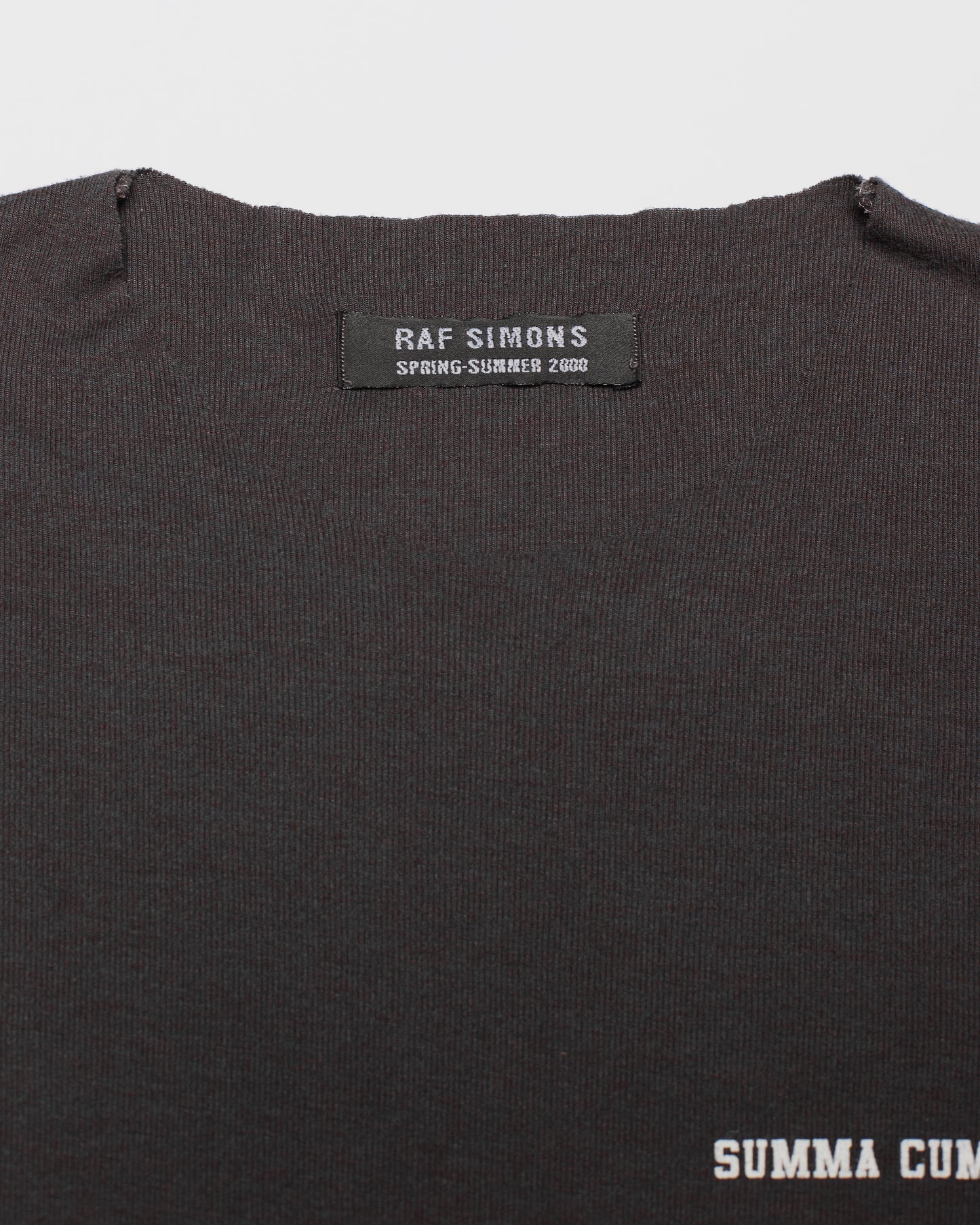 Raf Simons Spring-Summer 2000 Summa Cum Laude Tank
