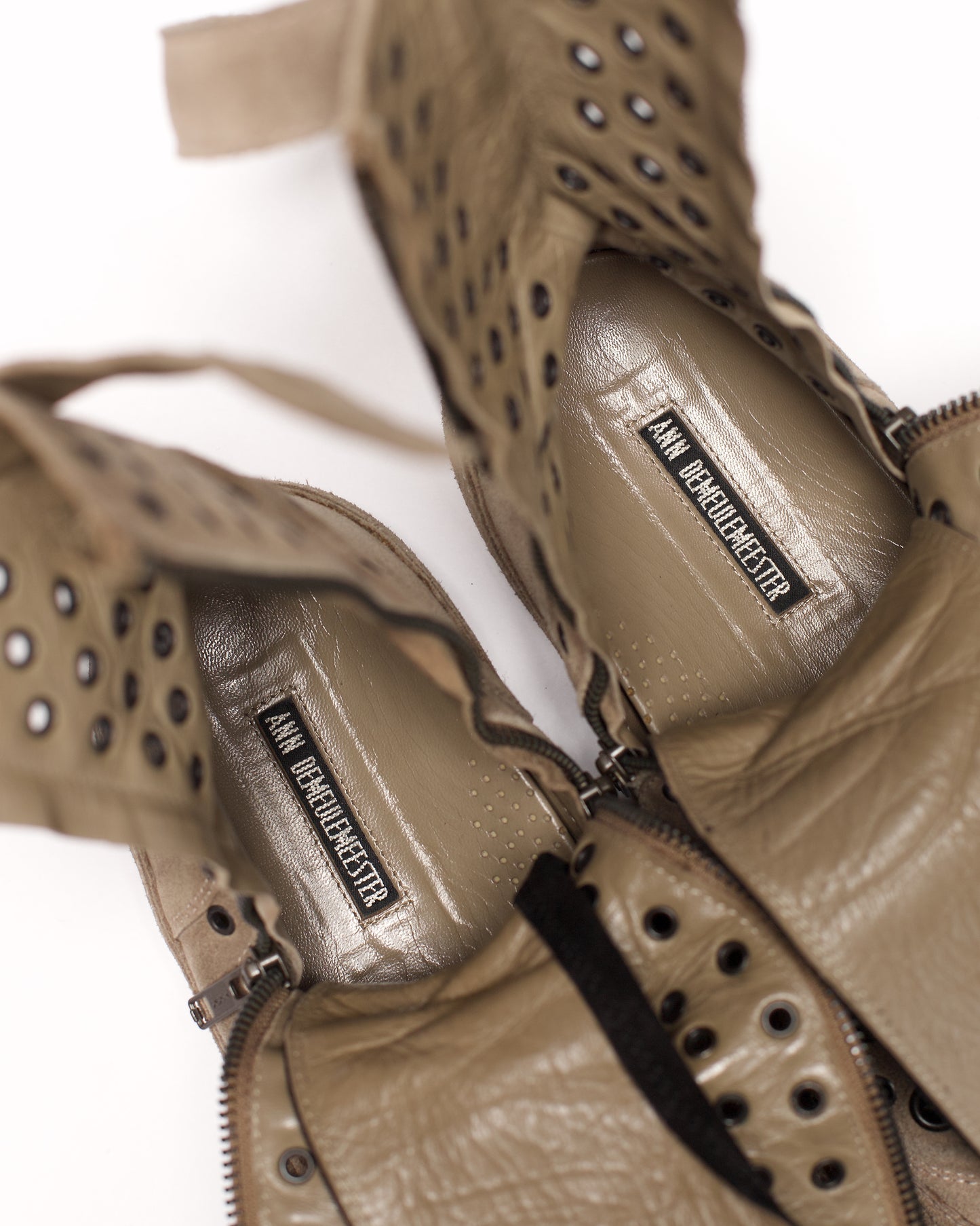 Ann Demeulemeester Spring-Summer 2012 Scamosciato High Top Grommet Sneakers