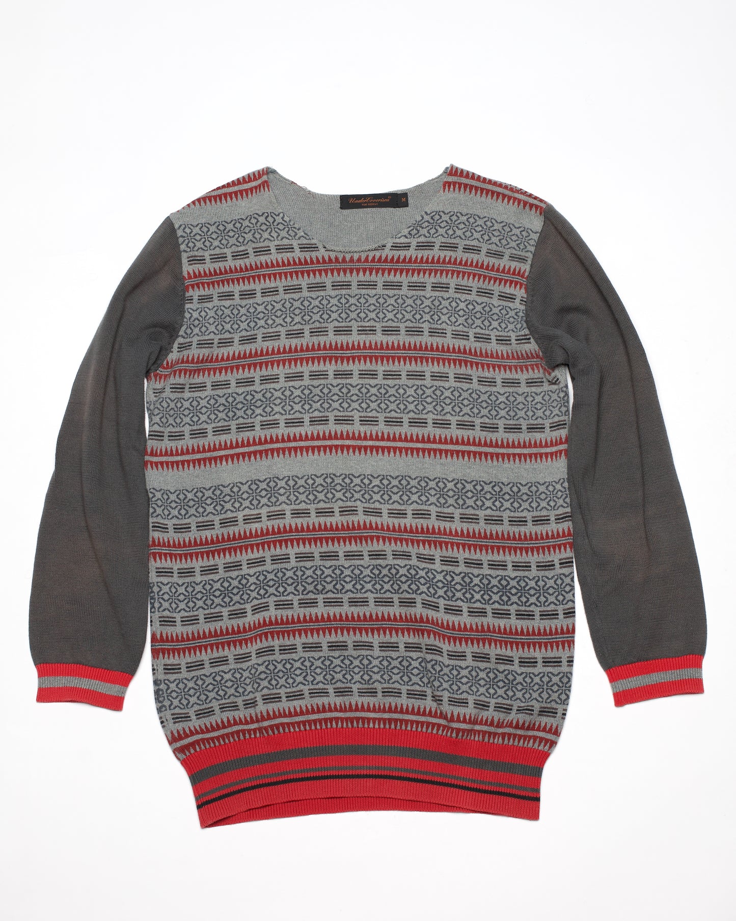 Undercover Spring-Summer 2003 'SCAB' Giz Print Sweater