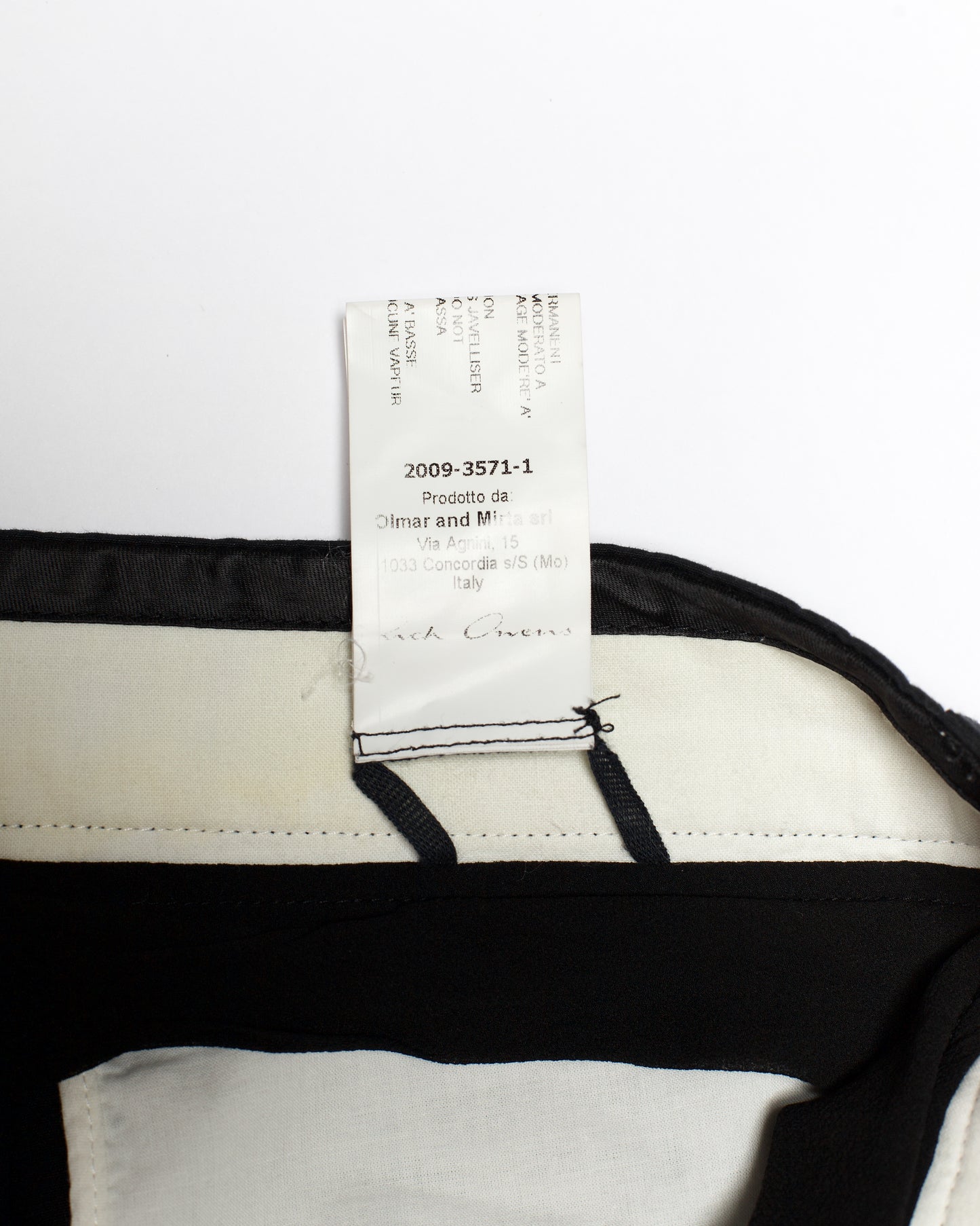 Rick Owens Spring-Summer 2009 Cropped Trousers