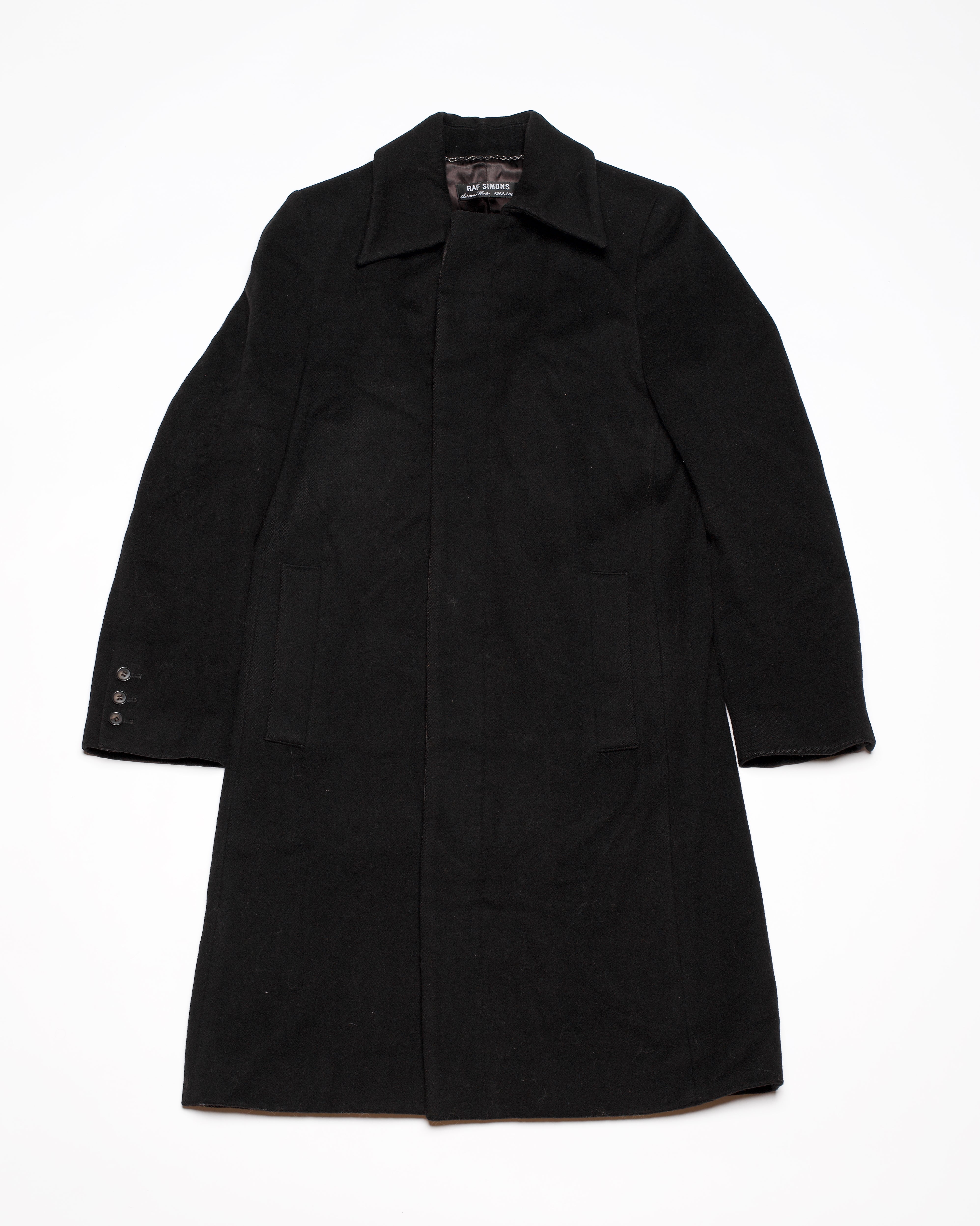 1999SS RAF SIMONS ARCHIVE ノースリーブコート ブラック Raf Simons Autumn-Winter 1999/00 'Disorder - Incubation