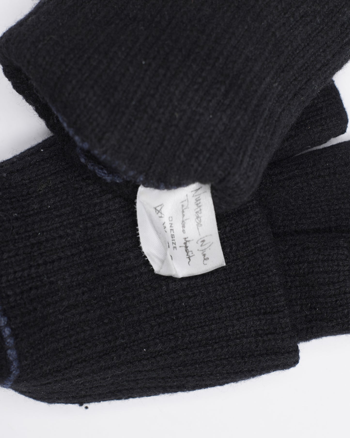 Number (N)ine Wool Fingerless Gloves