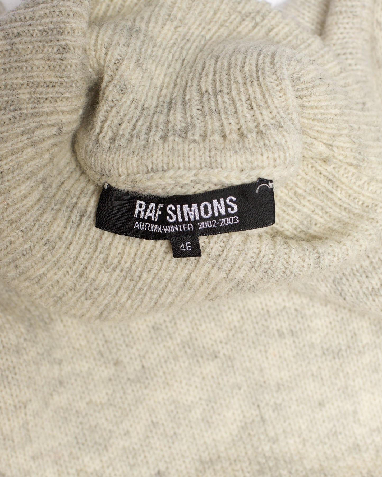 Raf Simons Autumn-Winter 2002/03 Virginia Creeper Wool Turtleneck