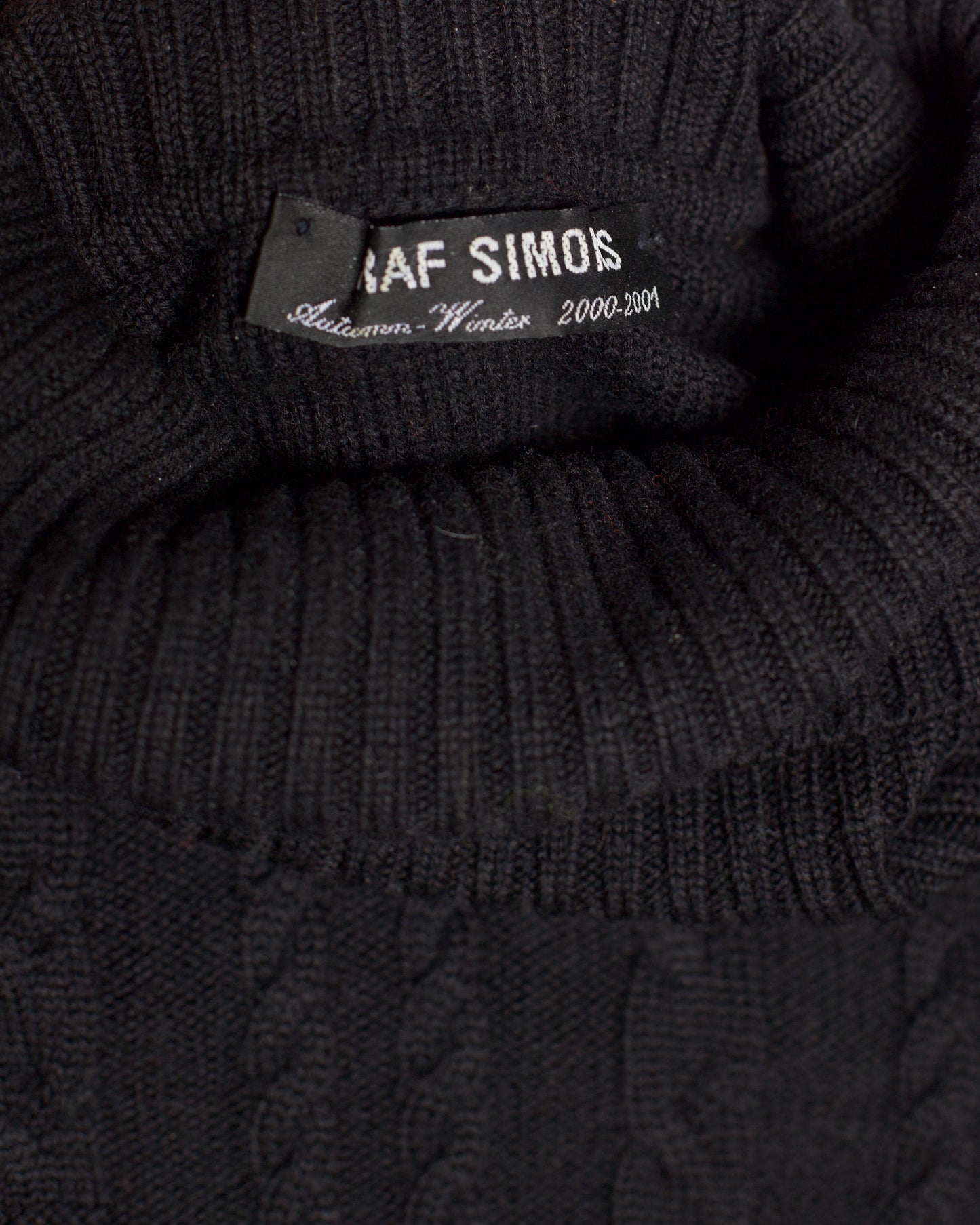 Raf Simons Autumn-Winter 2000/01 'Confusion' Turtleneck