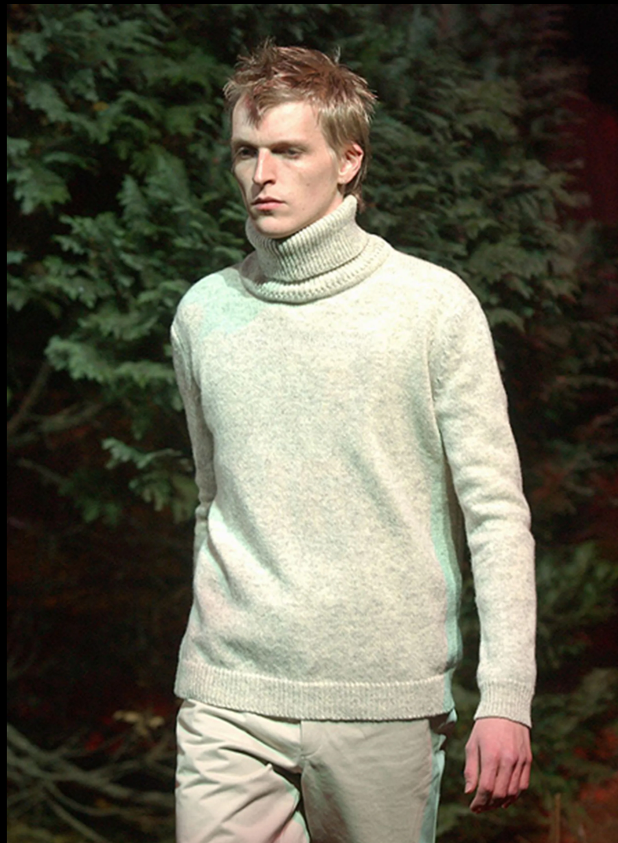 Raf Simons Autumn-Winter 2002/03 Virginia Creeper Wool Turtleneck