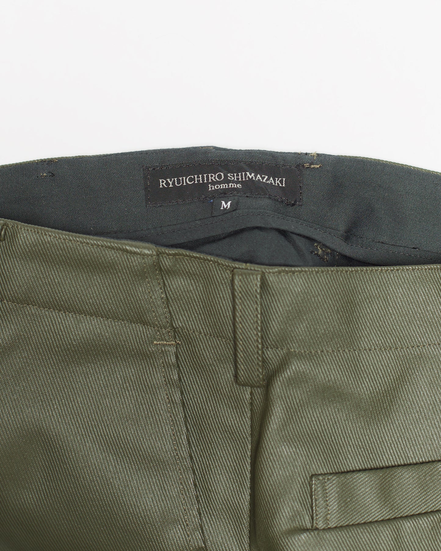 Ryuichiro Shimazaki Homme Autumn-Winter 1998/99 Waxed Anatomical Pants