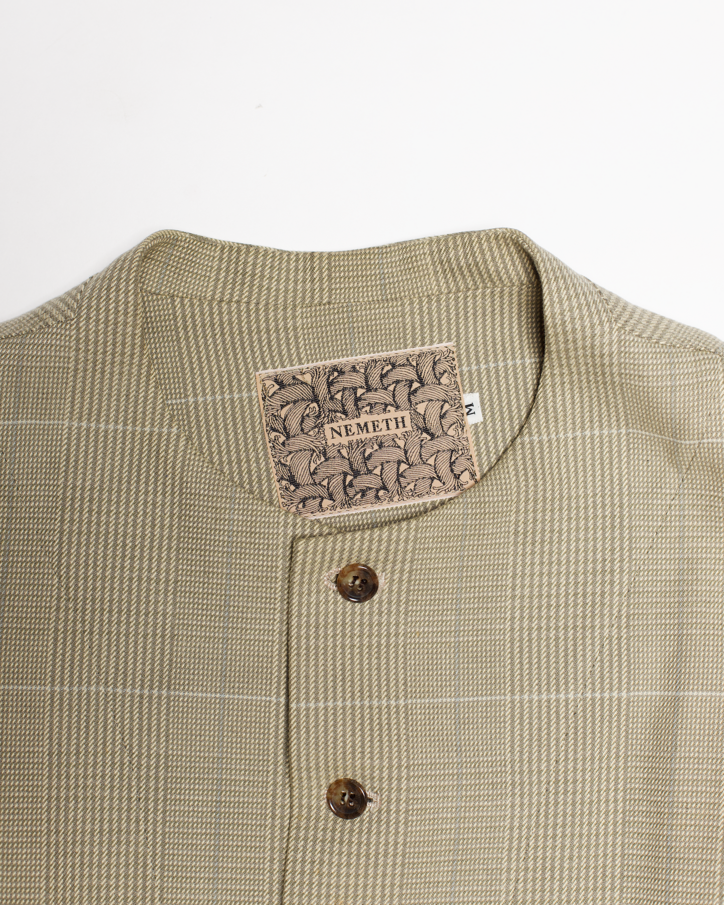 Christopher Nemeth Collarless Tailored Jacket