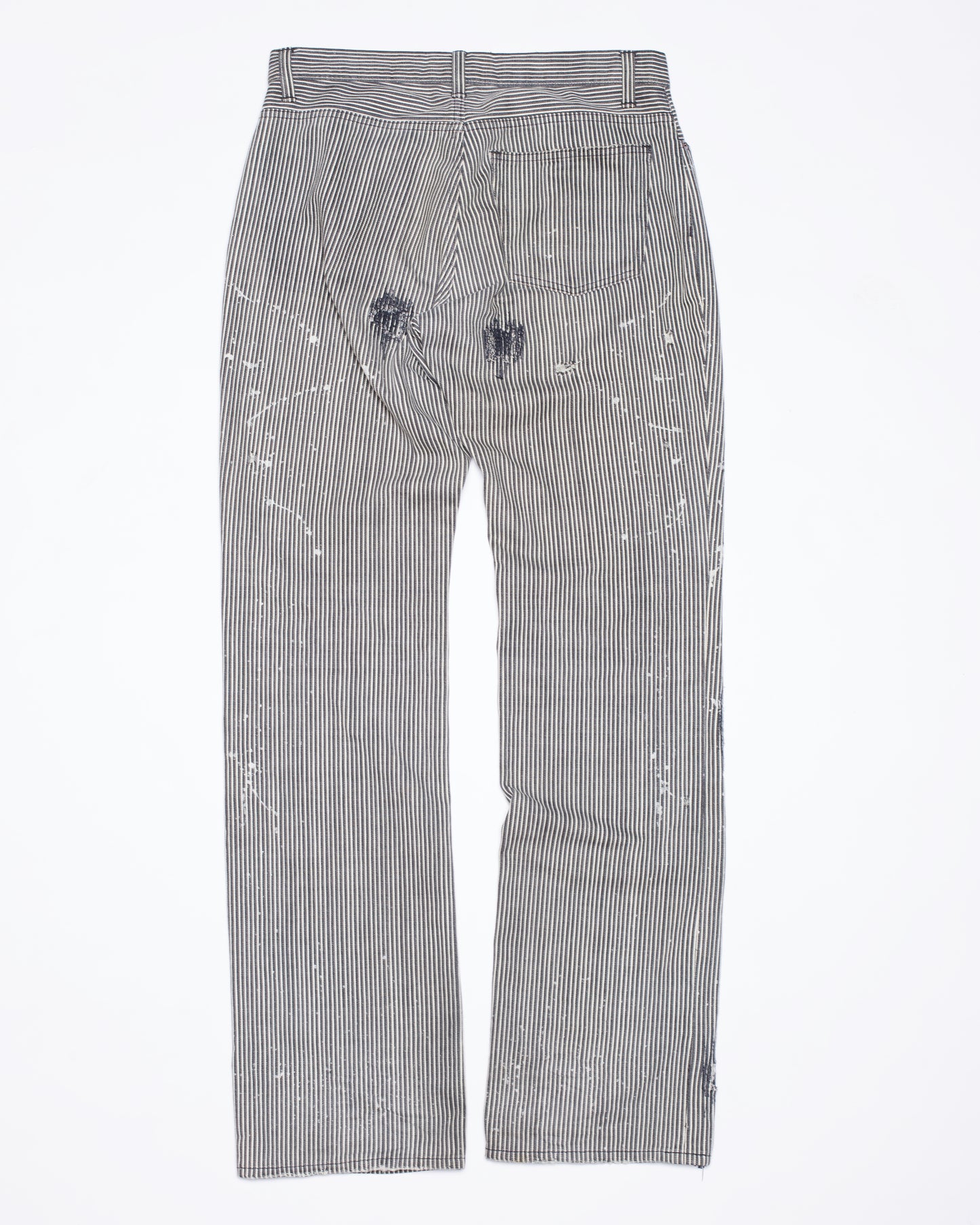 Number (N)ine Autumn-Winter 2001/02 "Standards" Hickory Repaired Pants
