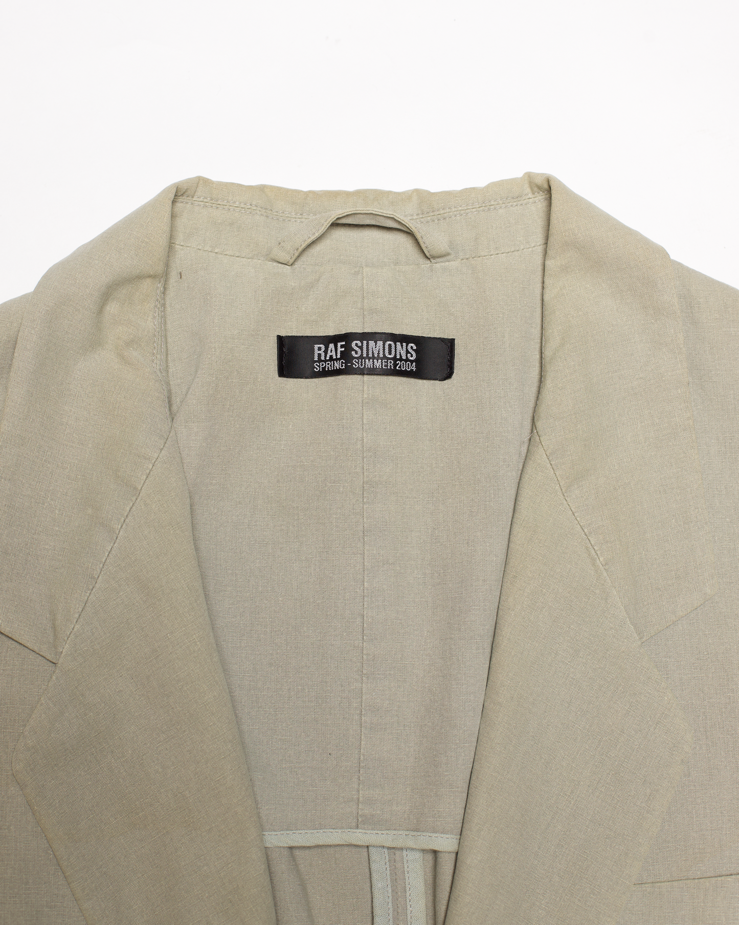 Raf Simons Spring-Summer 2004 2-Button Blazer
