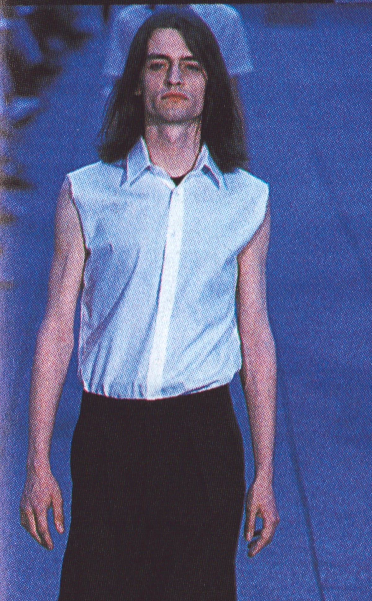Raf Simons Spring-Summer 1999 "Kinetic Youth" Cut-Off Shirt