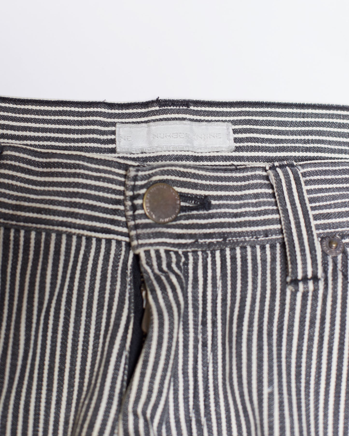 Number (N)ine Autumn-Winter 2001/02 "Standards" Hickory Repaired Pants