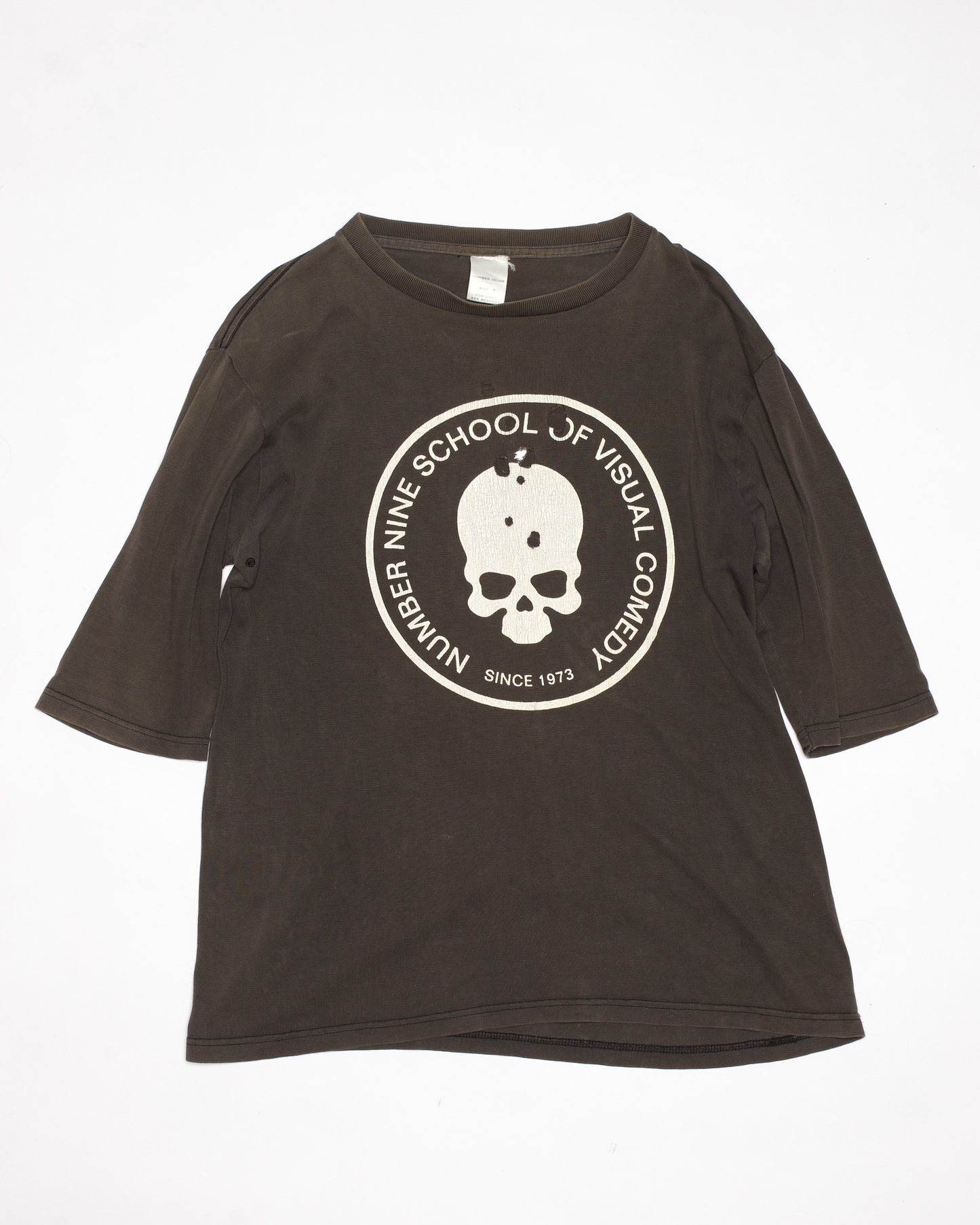 Number (N)ine Spring-Summer 2001 "School of Visual Comedy" Half-Sleeve Shirt
