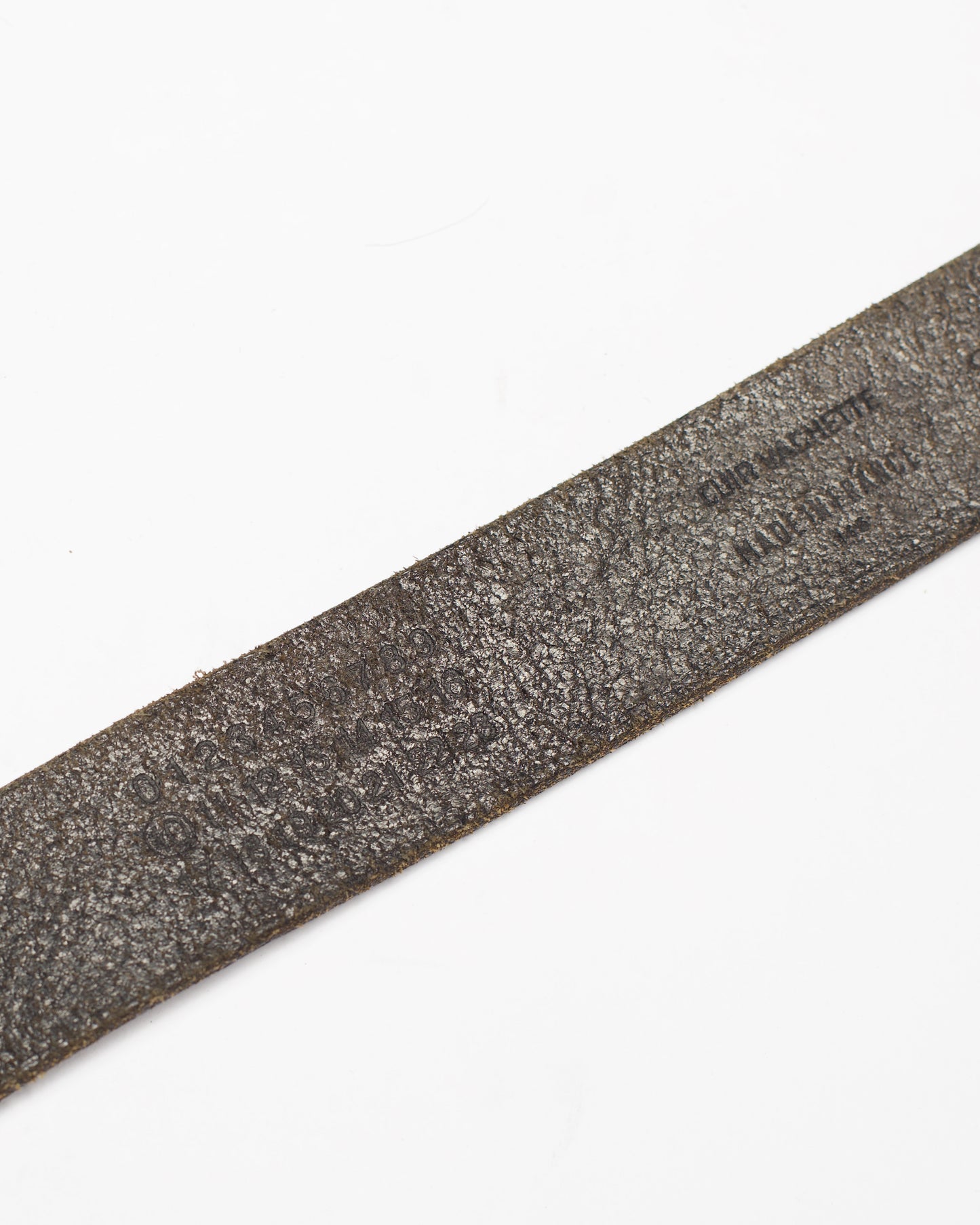 Martin Margiela Spring-Summer 2003 Leather Trompe l'œil Belt