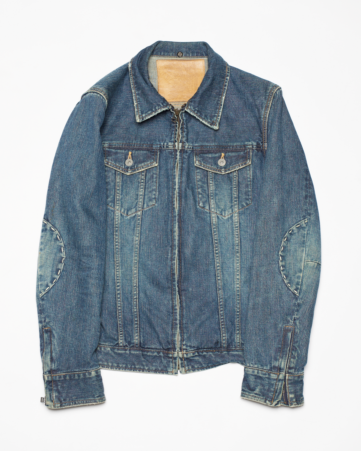 Kyoji Maruyama Mosaic Denim Zip Jacket
