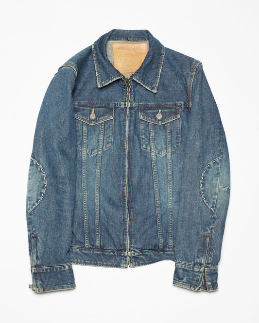 Kyoji Maruyama Mosaic Denim Zip Jacket