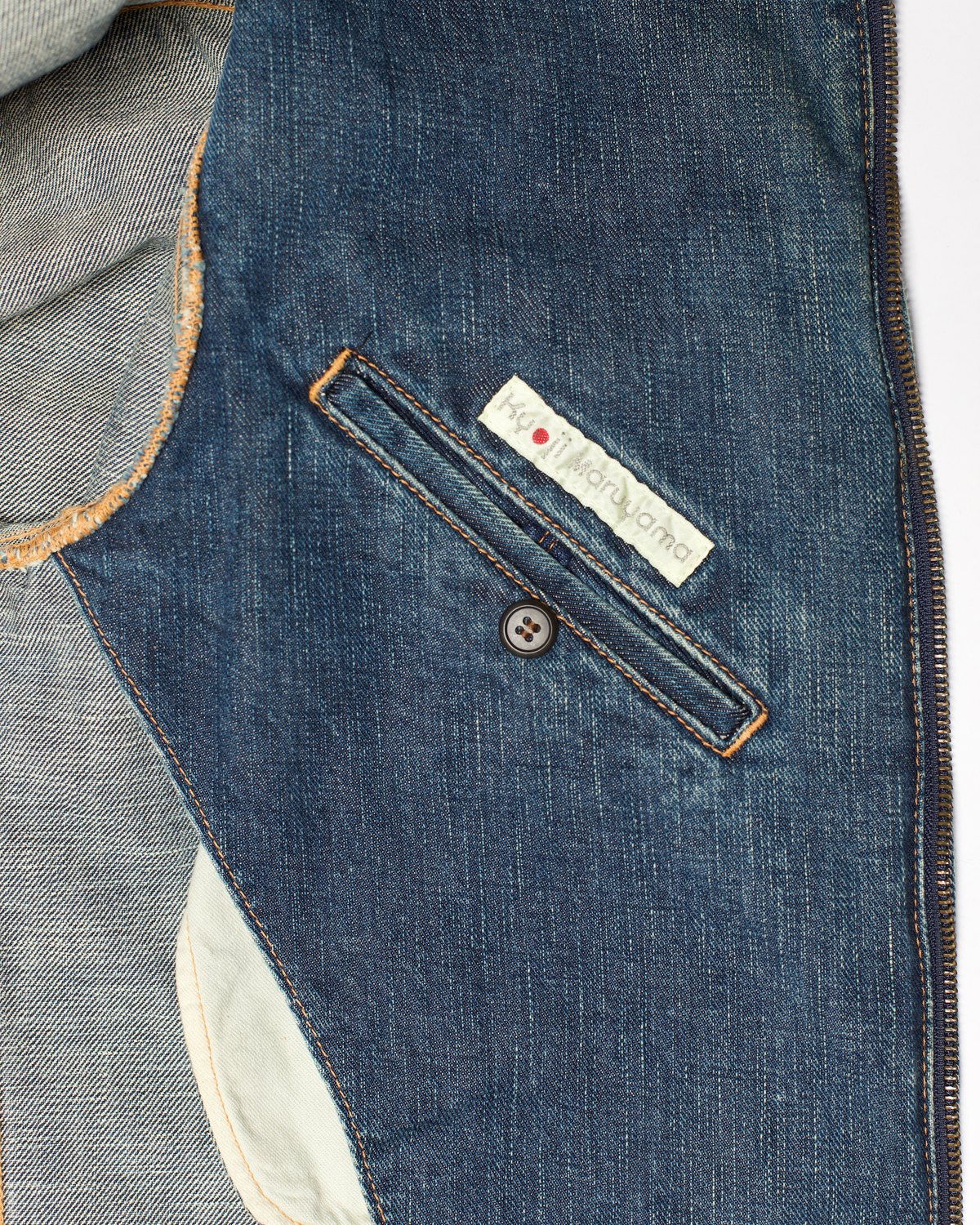 Kyoji Maruyama Mosaic Denim Zip Jacket