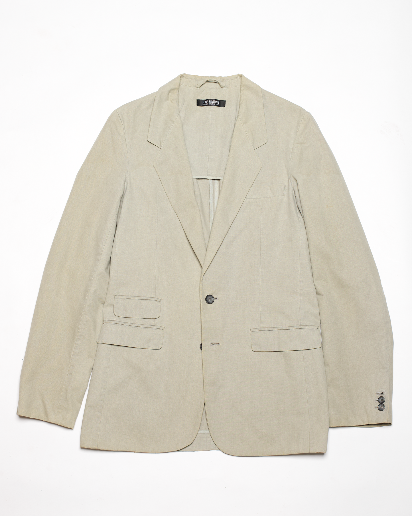 Raf Simons Spring-Summer 2004 2-Button Blazer