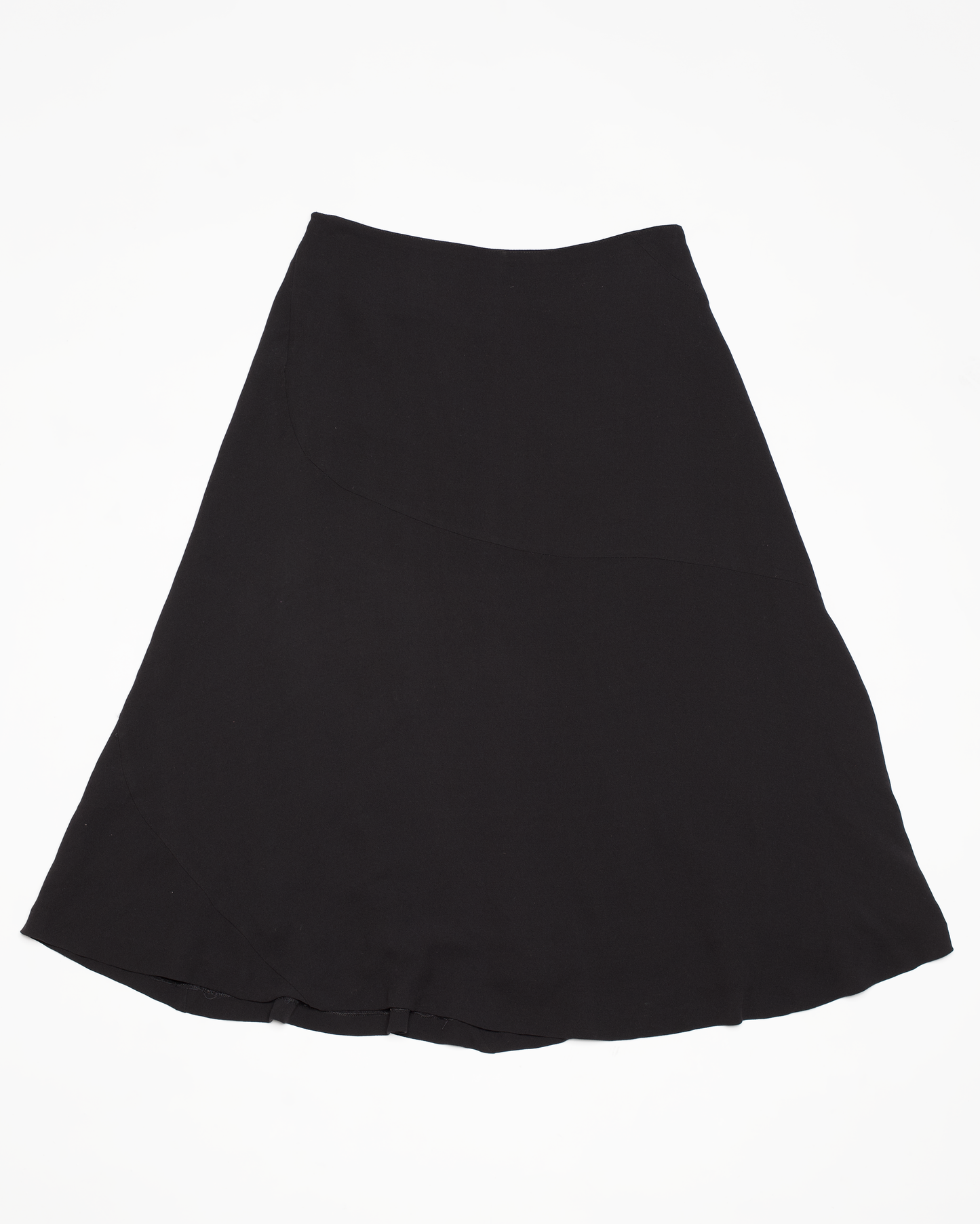 Olivier Theyskens Silk Bias-Cut Skirt