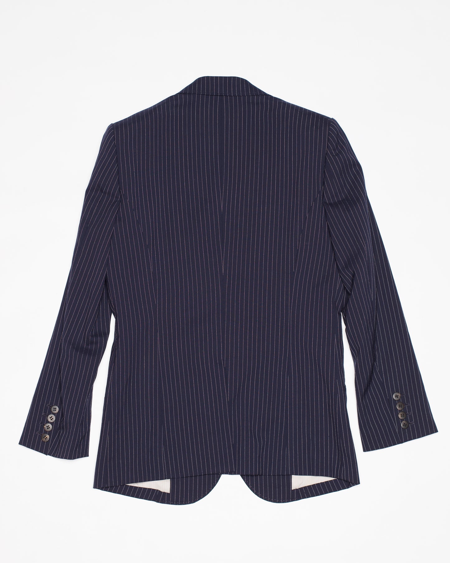 Kyoji Maruyama Pinstripe Wool 2-Button Blazer