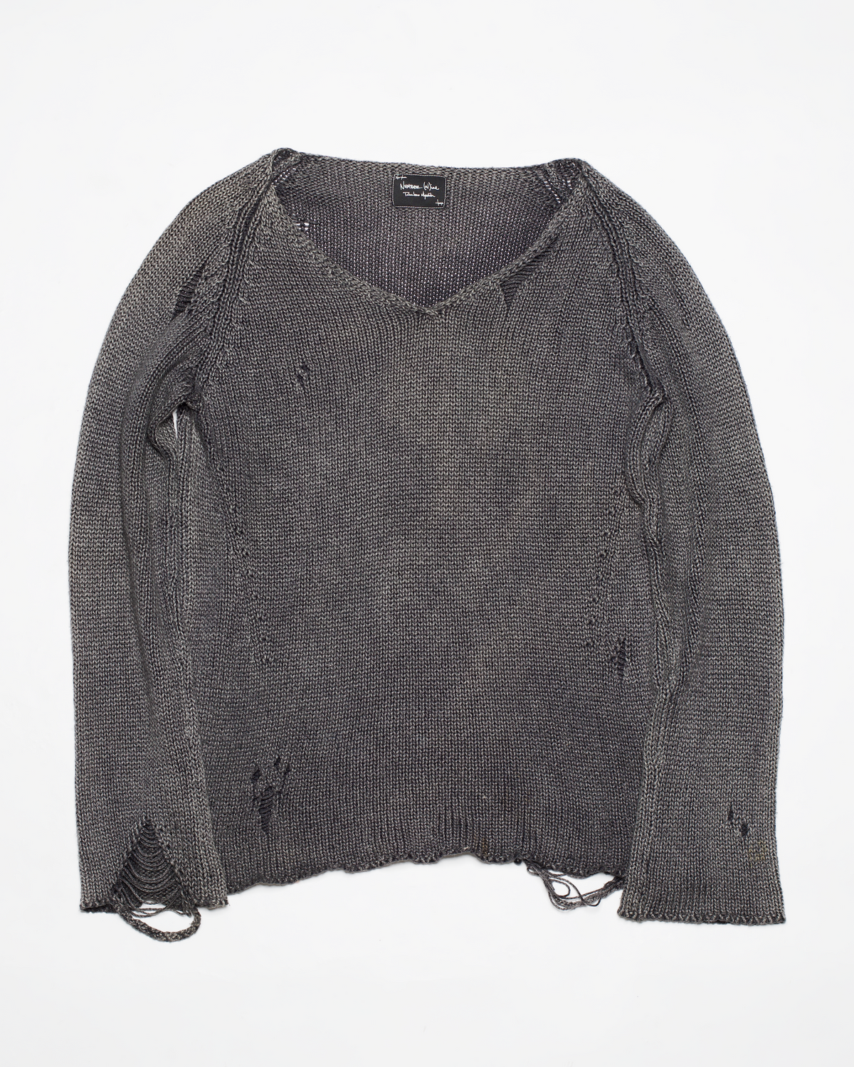 Number (N)ine Spring-Summer 2007 Distressed Cotton Knit