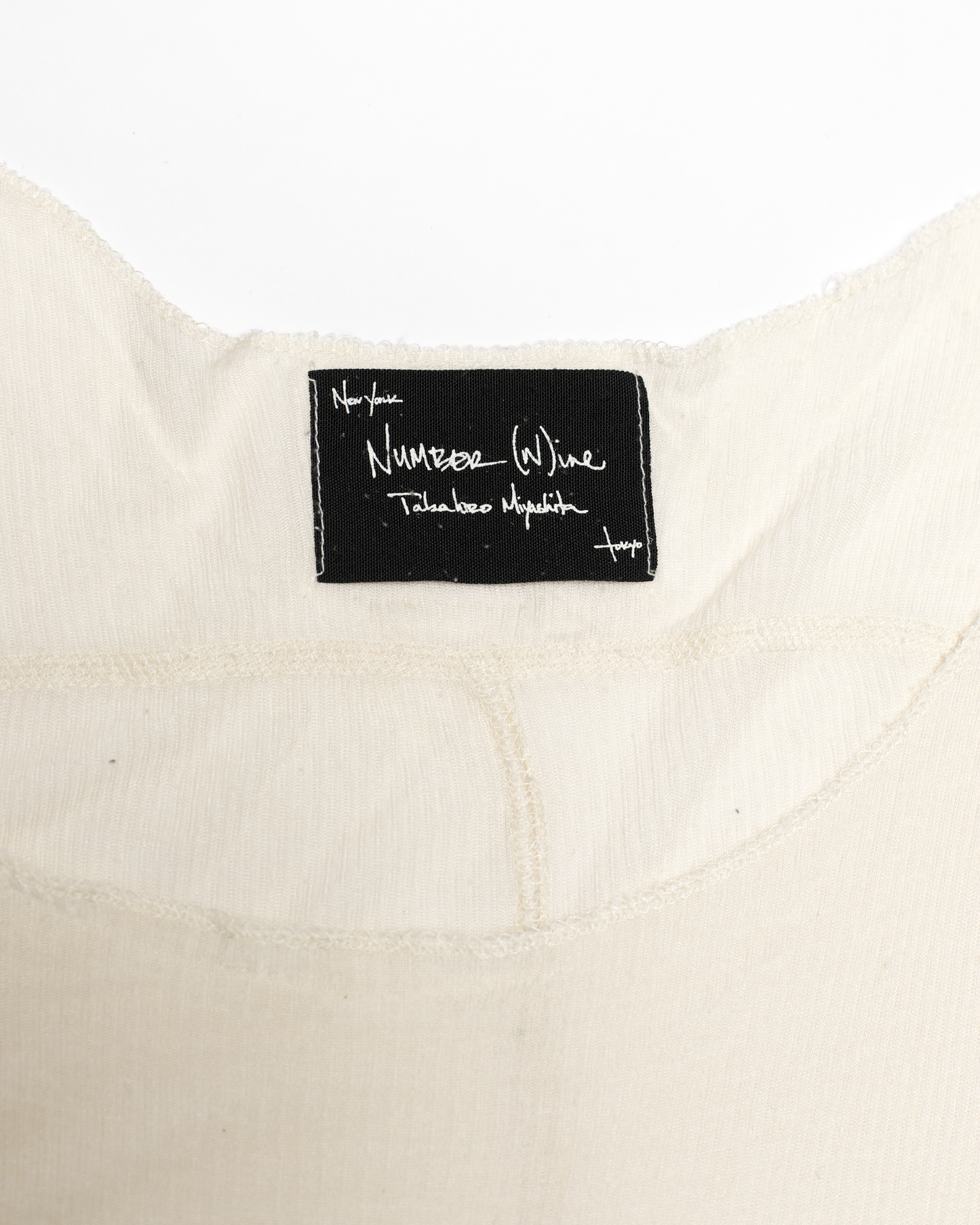 Number (N)ine Spring-Summer 2009 Distressed Tank Top