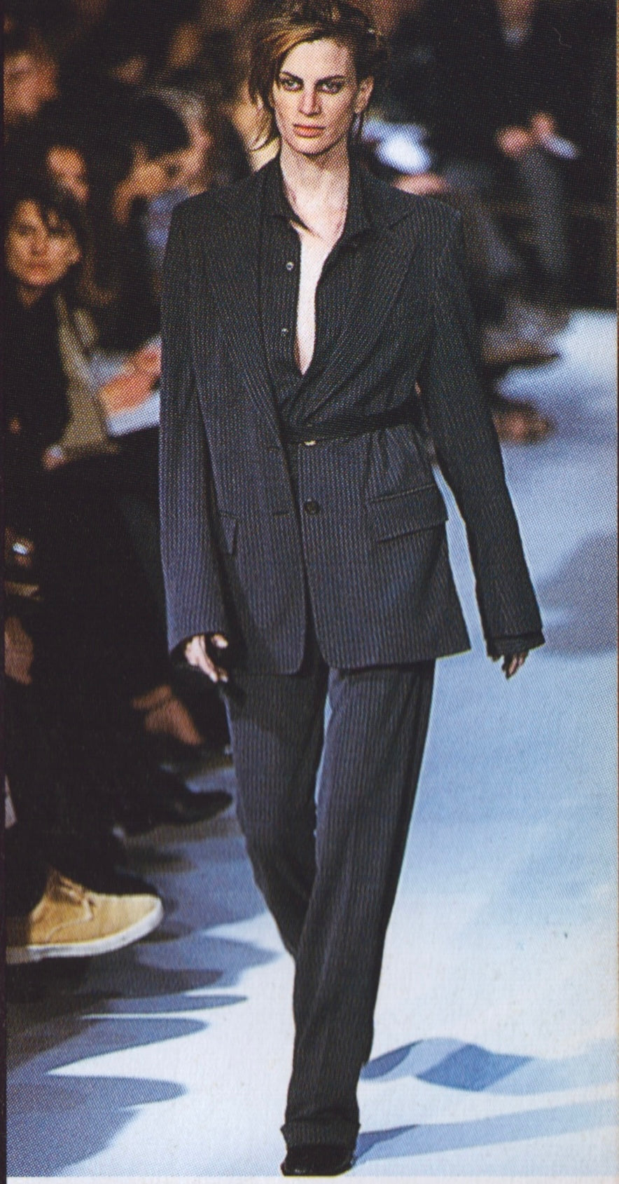 Ann Demeulemeester Autumn-Winter 1997/98 Wool Pinstripe Trousers