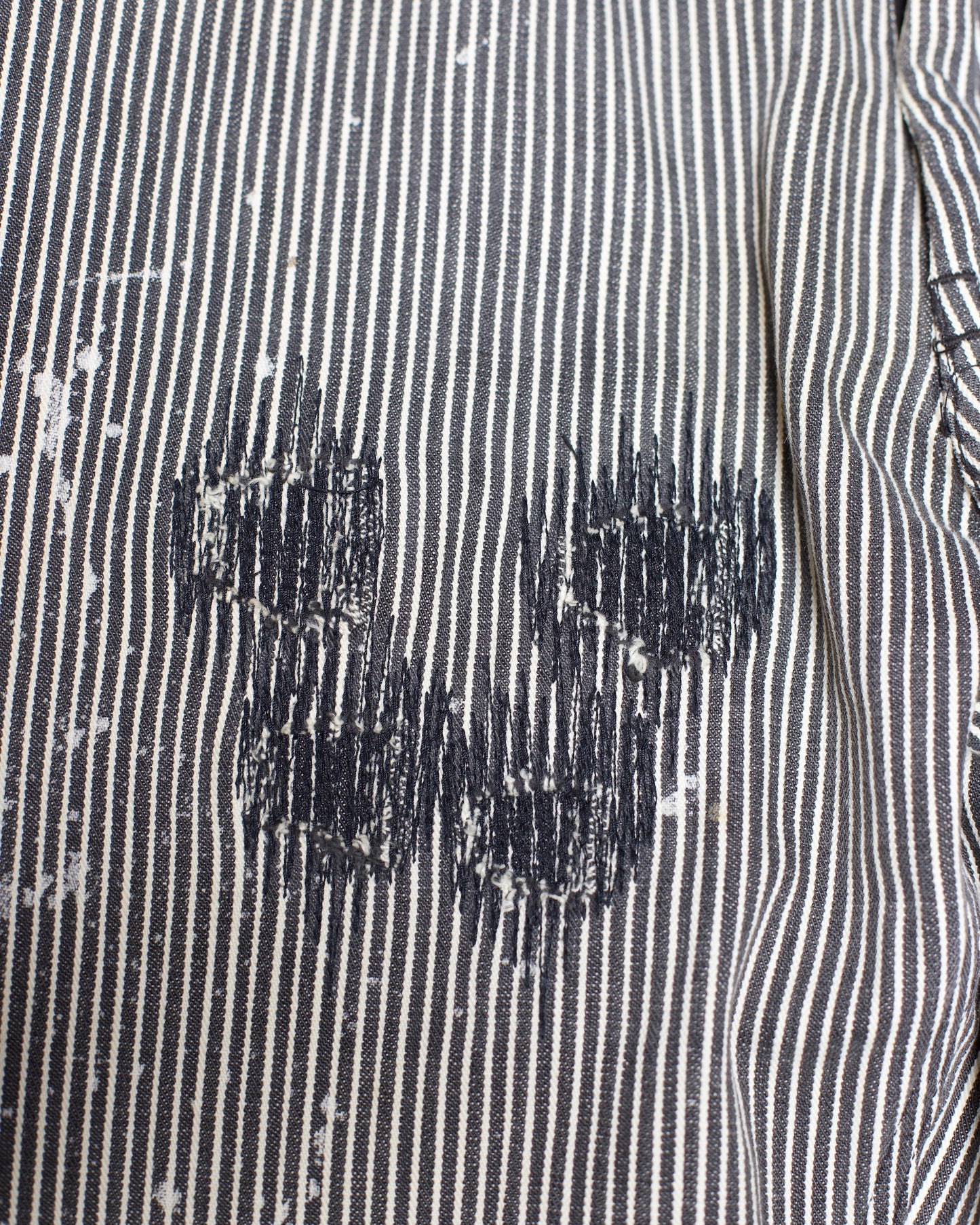 Number (N)ine Autumn-Winter 2001/02 "Standards" Hickory Repaired Pants