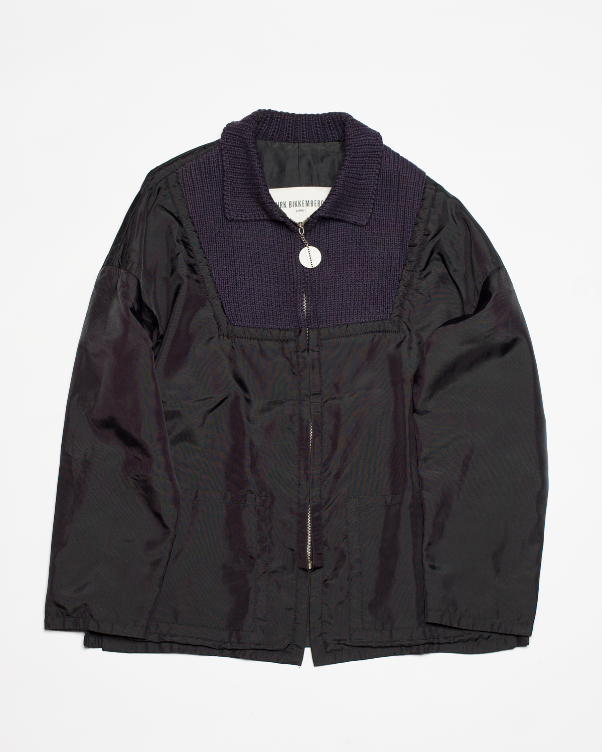 Dirk Bikkembergs Hommes Panelled Knit Bomber – Hellish Materials