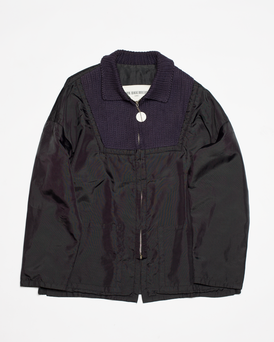Dirk Bikkembergs Hommes Panelled Knit Bomber