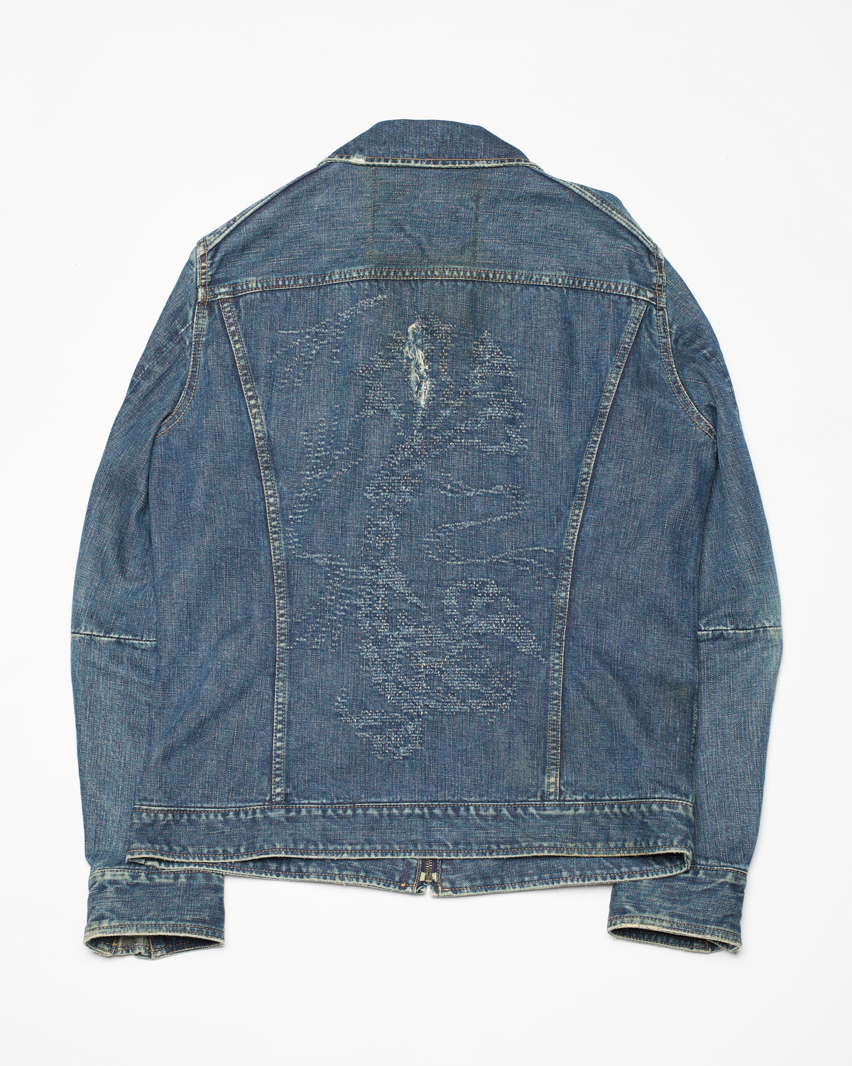 Kyoji Maruyama Mosaic Denim Zip Jacket