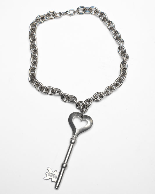 Obscure Desire of Bourgeoisie Key Choker Necklace