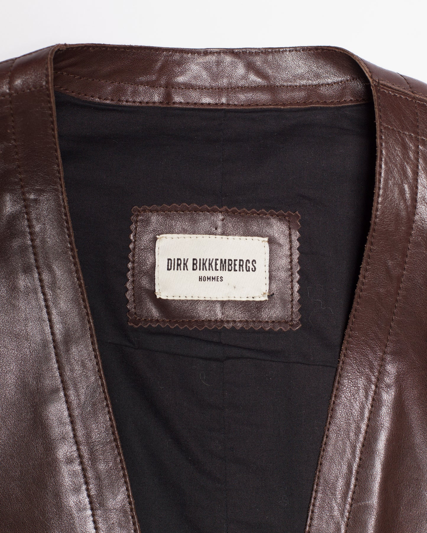 Dirk Bikkembergs Hommes Autumn-Winter 1996/97 Leather Bungee Vest