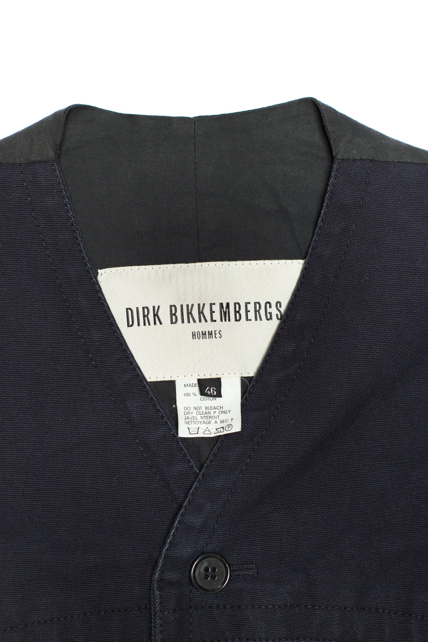 Dirk Bikkembergs Hommes 1990s Vest