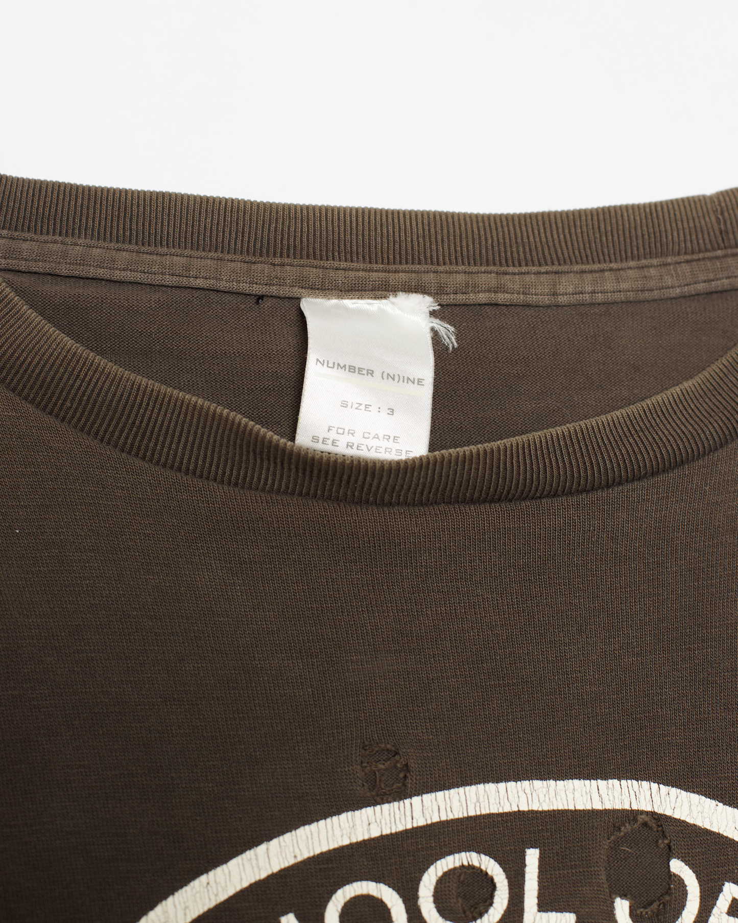 Number (N)ine Spring-Summer 2001 "School of Visual Comedy" Half-Sleeve Shirt