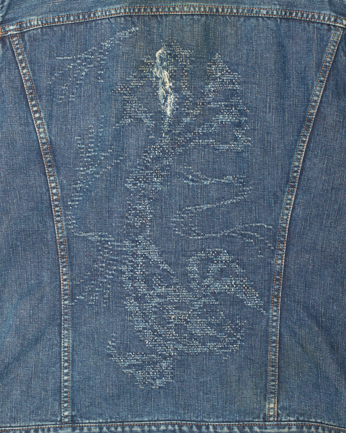 Kyoji Maruyama Mosaic Denim Zip Jacket