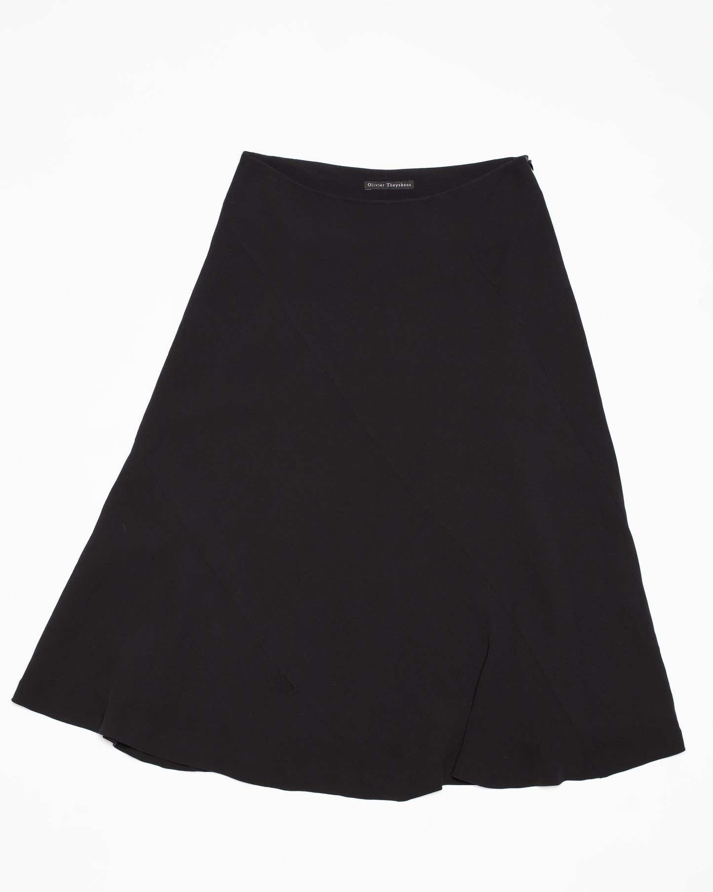 Olivier Theyskens Silk Bias-Cut Skirt