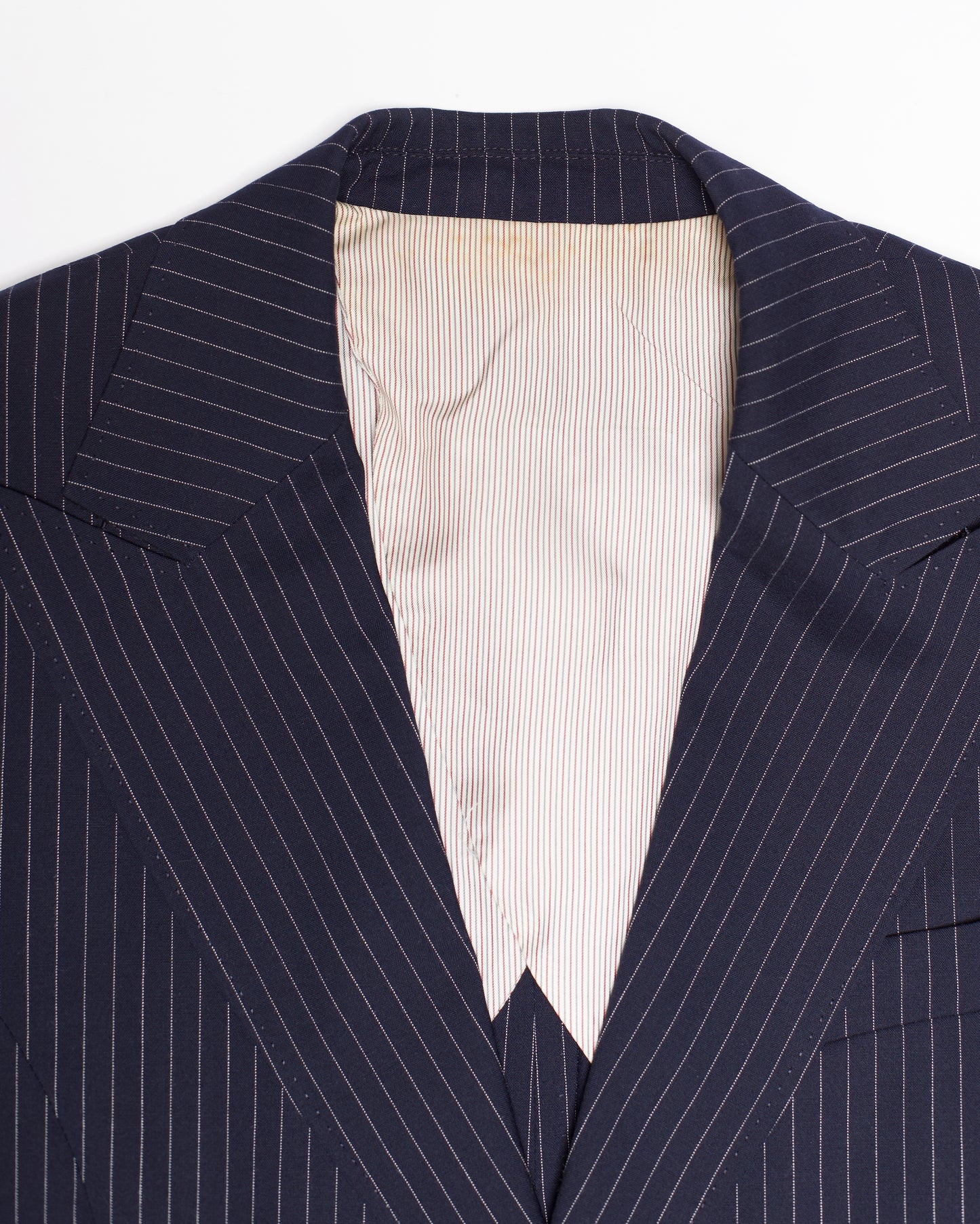 Kyoji Maruyama Pinstripe Wool 2-Button Blazer