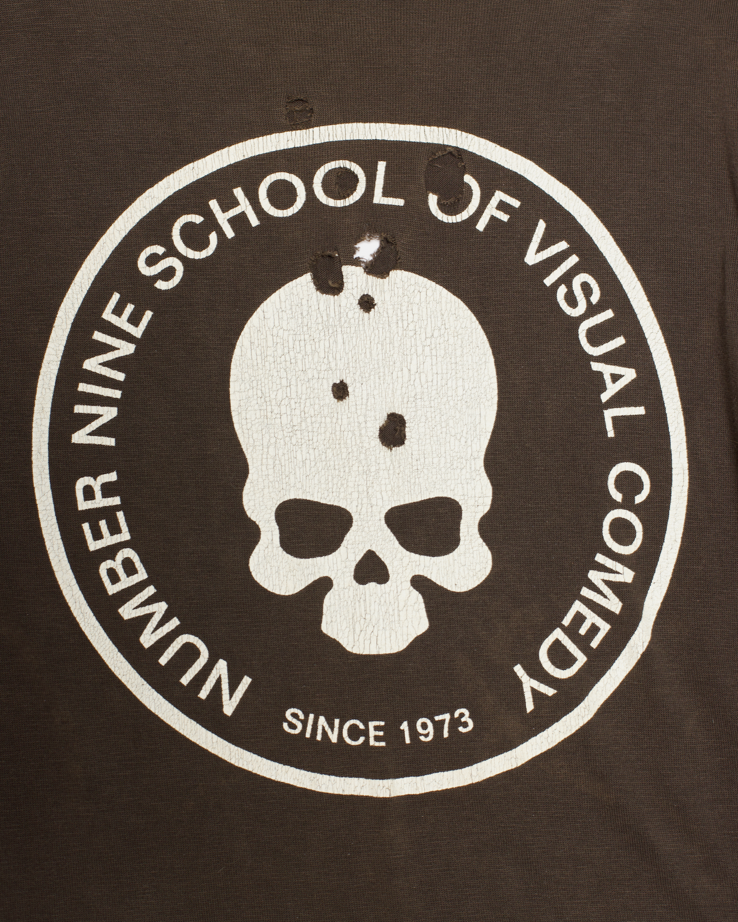 Number (N)ine Spring-Summer 2001 "School of Visual Comedy" Half-Sleeve Shirt