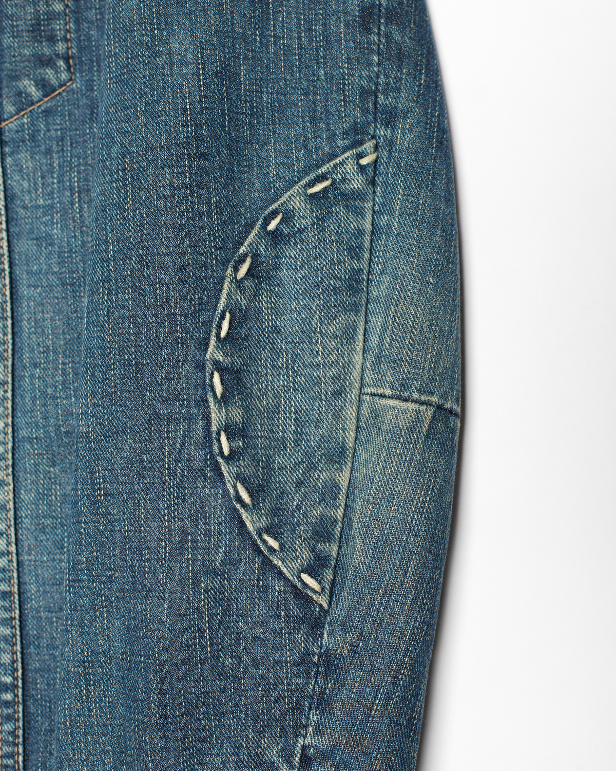 Kyoji Maruyama Mosaic Denim Zip Jacket