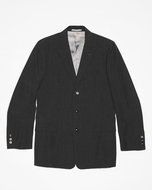 Ryuichiro Shimazaki 3-Button Wool Blazer