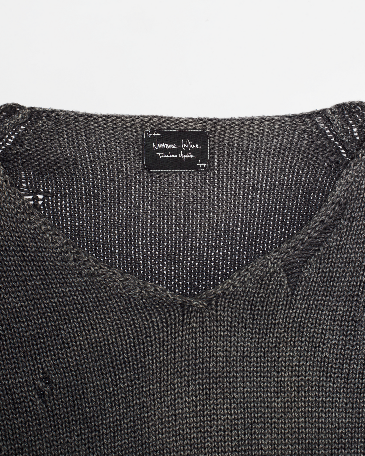 Number (N)ine Spring-Summer 2007 Distressed Cotton Knit