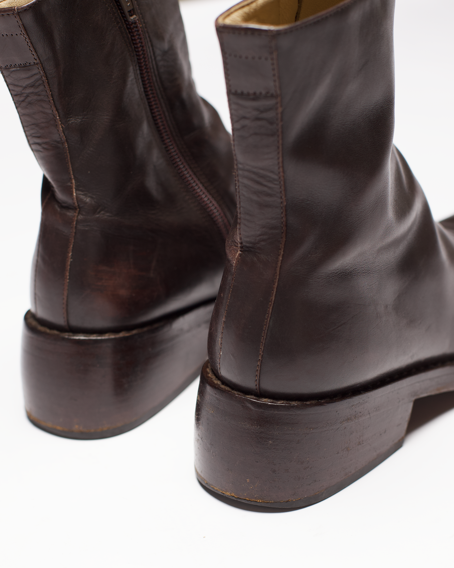 Ann Demeulemeester Leather Ankle Boots