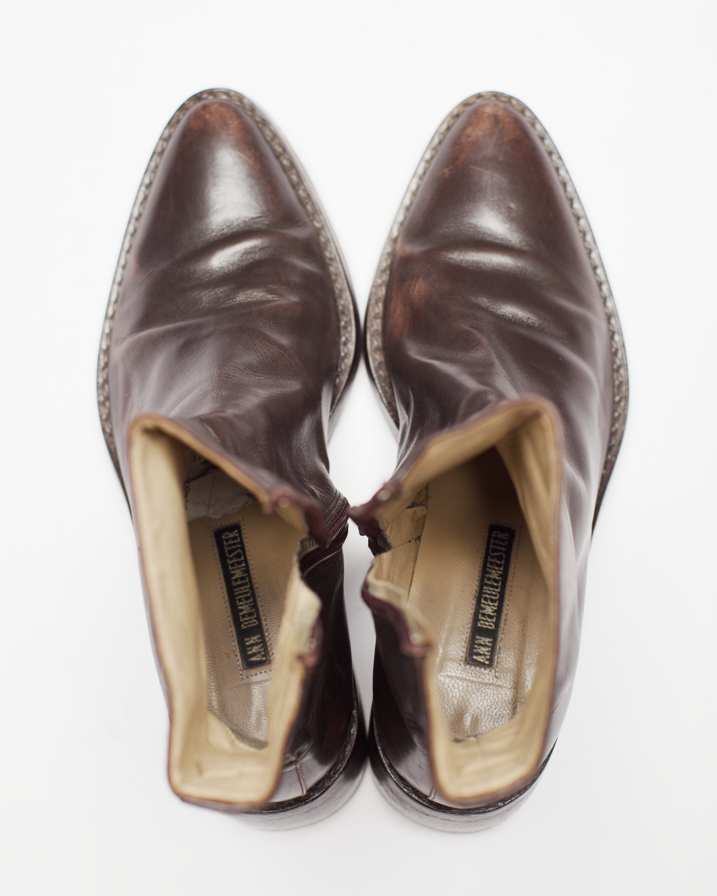 Ann Demeulemeester Leather Ankle Boots