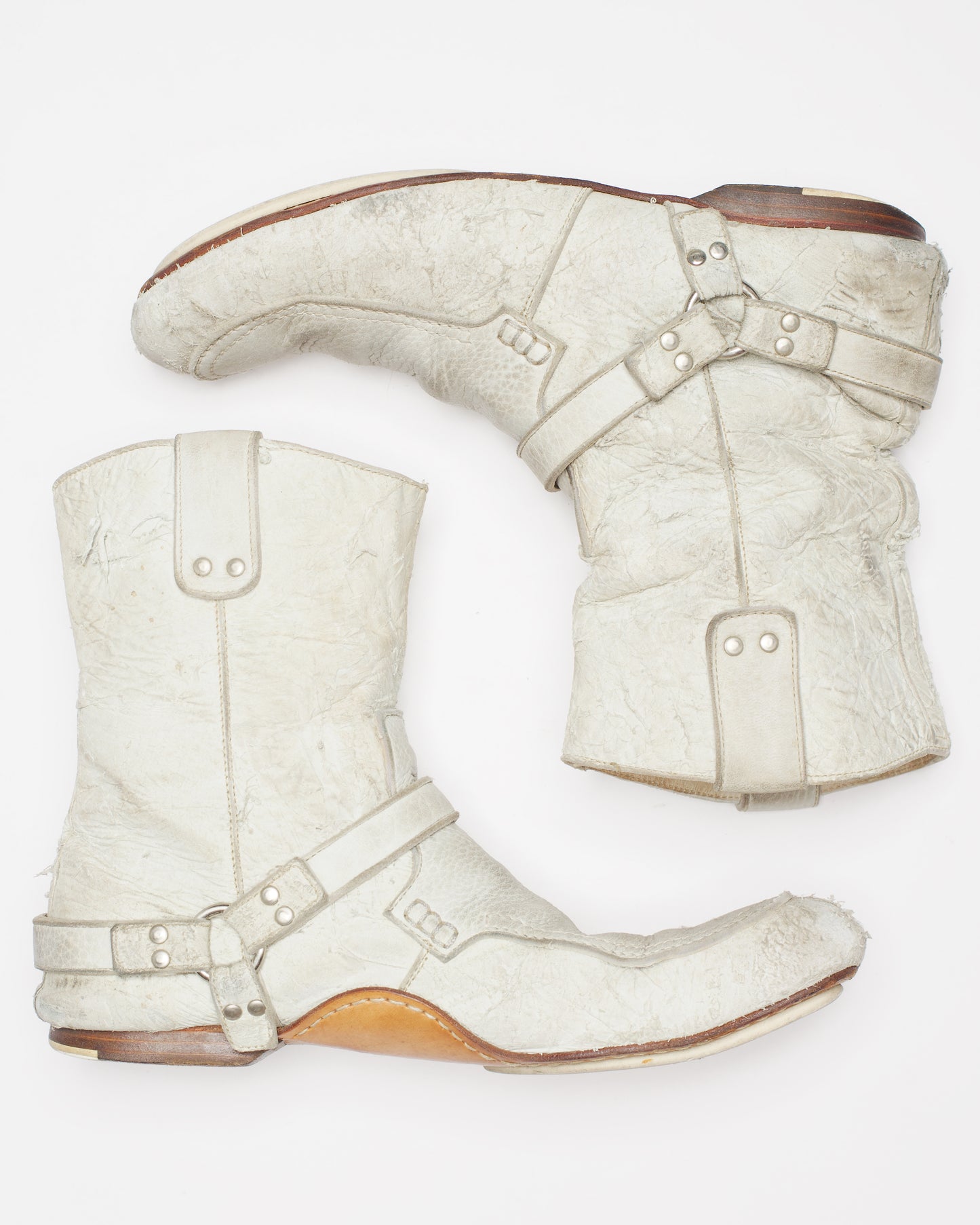 Kyoji Maruyama Leather Harness Boots