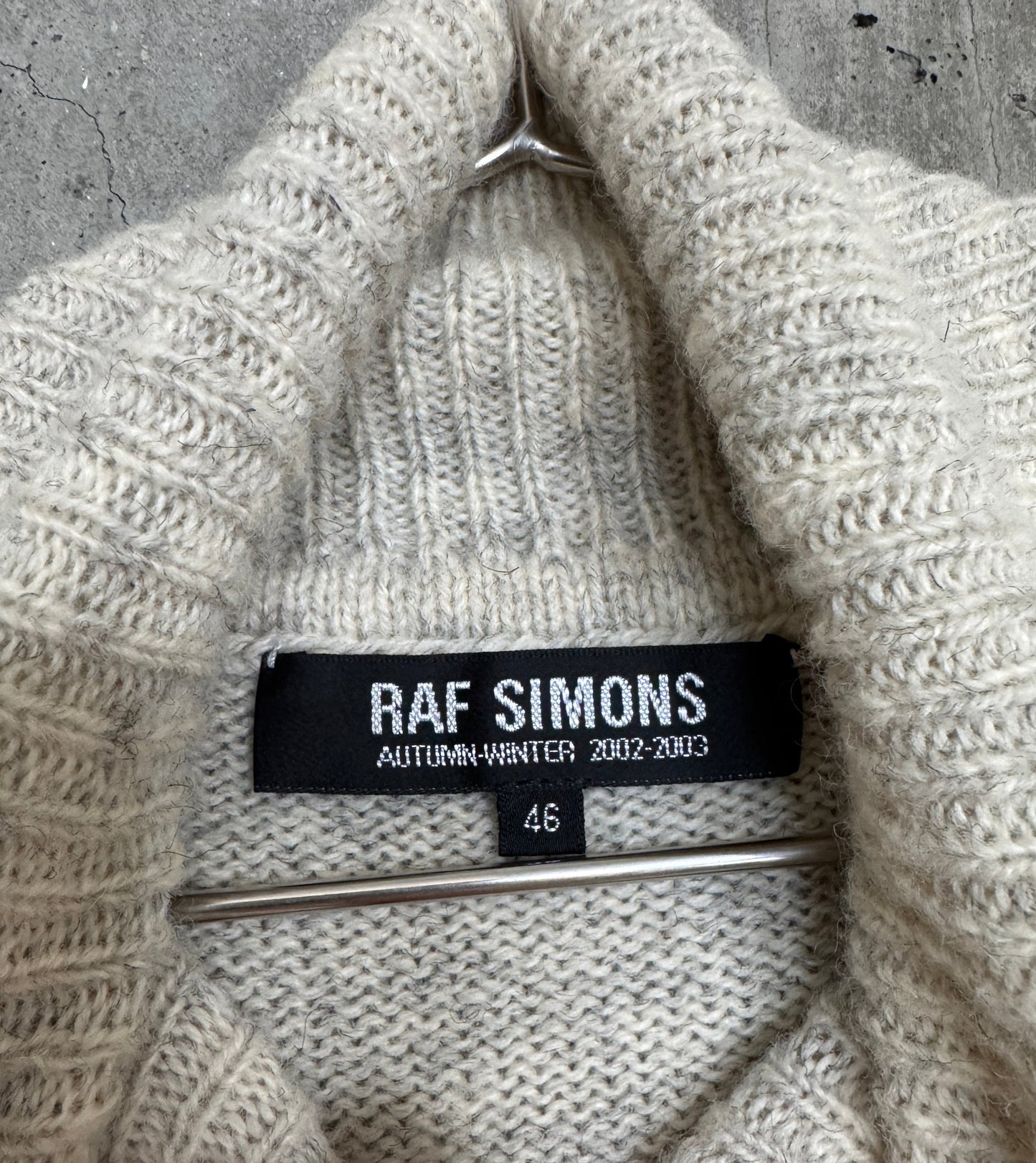 Raf Simons A/W 02-03 Virginia Creeper Wool Turtleneck