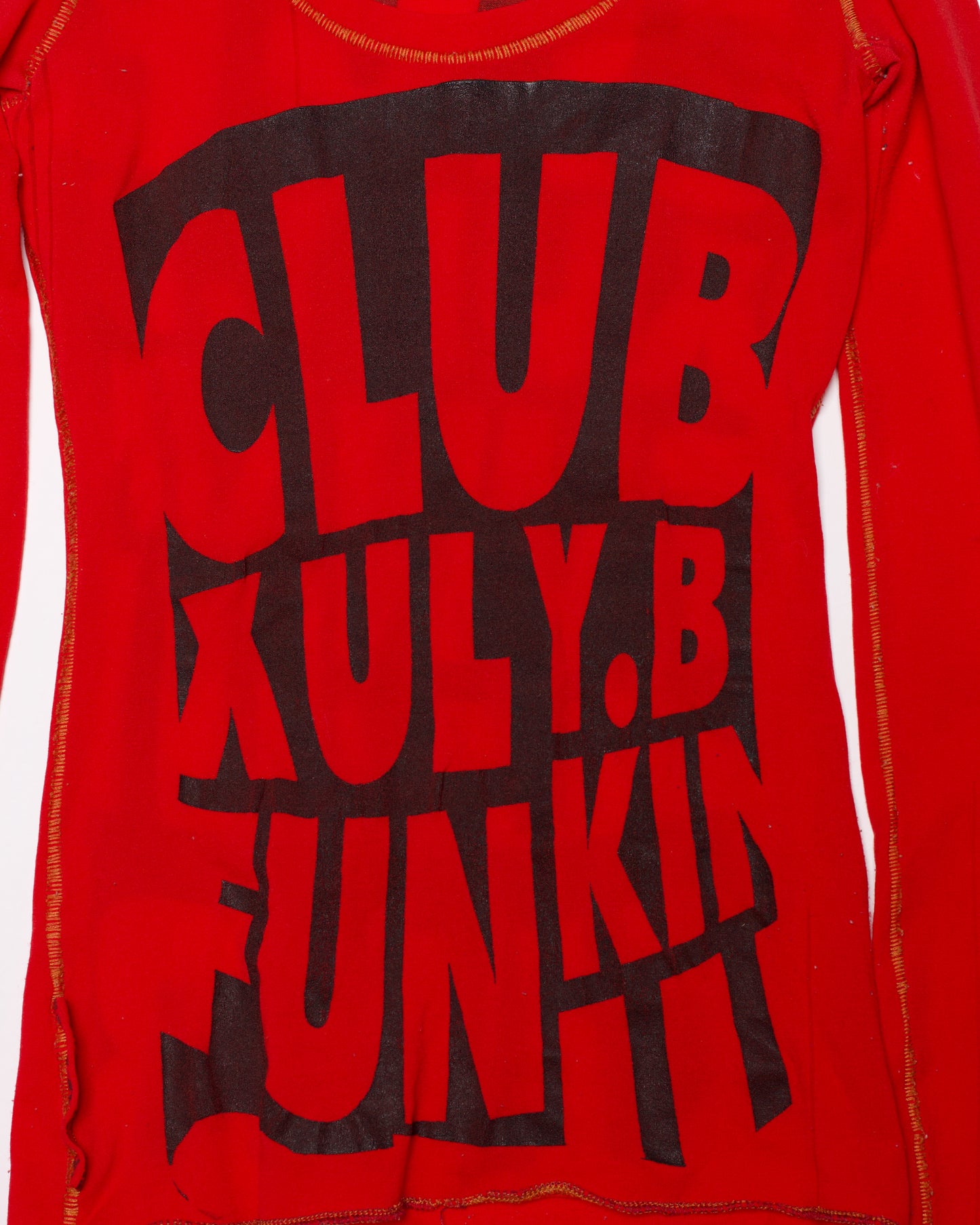 Xuly Bët Upcycled Graphic Top (Red)